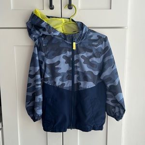 Carter’s Navy Blue Camo Windbreaker Size 4-5